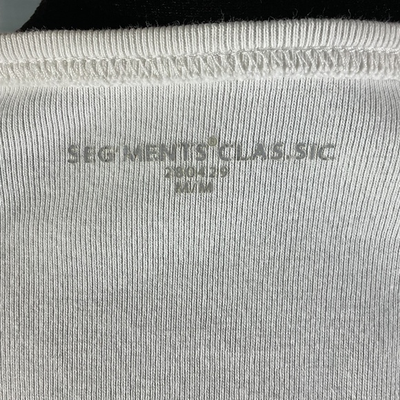 Segments Classic White Short Sleeved Vintage T-Shirt - Picture 5 of 8